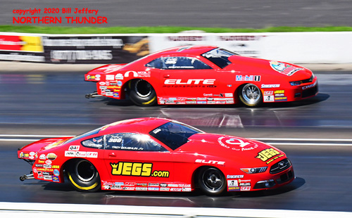 (near lane) Troy Coughlin Jr. vs (far lane) Bruno Massel